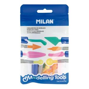 MILAN HERRAMIENTAS DE MODELADO (2 MANGOS + 8 PUNTAS)