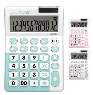 MILAN CALCULADORA ANTIBACTERIAL 12 DÍGITOS