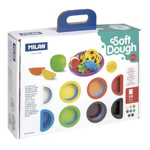 MILAN MALETÍN PASTA MODELAR SOFT DOUGH CON HERRAMIENTAS ´HORA DE COCINAR´