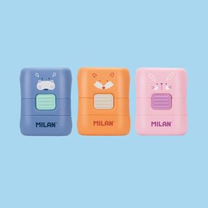 MILAN GOMA Y CEPILLO COMPACT SPECIAL FUN ANIMALS