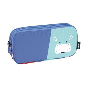 MILAN ESTUCHE PORTATODO TRIPLE FUN ANIMALS AZUL