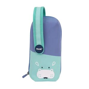 MILAN KIT 4 ESTUCHES CON CONTENIDO FUN ANIMALS AZUL