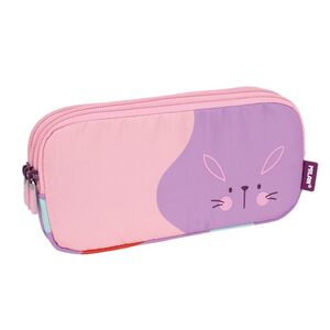MILAN ESTUCHE PORTATODO TRIPLE FUN ANIMALS ROSA