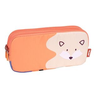 MILAN ESTUCHE PORTATODO TRIPLE FUN ANIMALS NARANJA