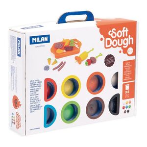 MILAN MALETÍN PASTA MODELAR SOFT DOUGH CON HERRAMIENTAS 