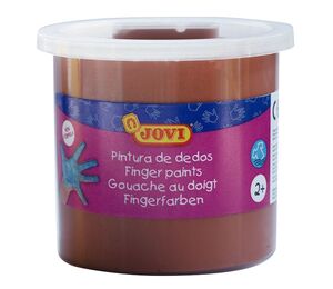JOVI PINTURA DEDOS 125ML. MARRÓN