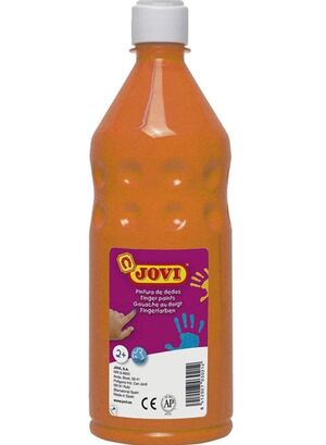 JOVI PINTURA DEDOS 750ML. NARANJA