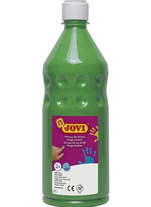 JOVI PINTURA DEDOS 750ML. VERDE