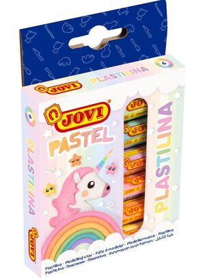 JOVI PLASTILINA 6 COLORES PASTEL