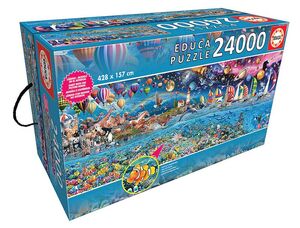 EDUCA PUZZLE 24000 PIEZAS VIDA, EL GRAN RETO