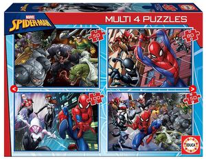 EDUCA PUZZLE 4 MULTI 50-80-100-150 ULTIMATE SPIDER-MAN