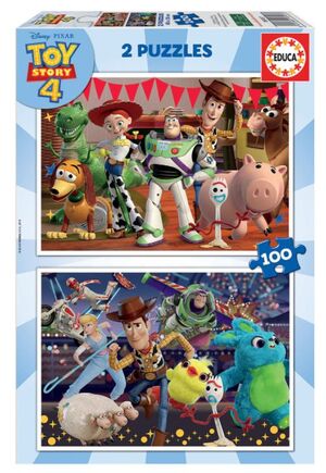 EDUCA PUZZLE 2X100 PIEZAS TOY STORY 4