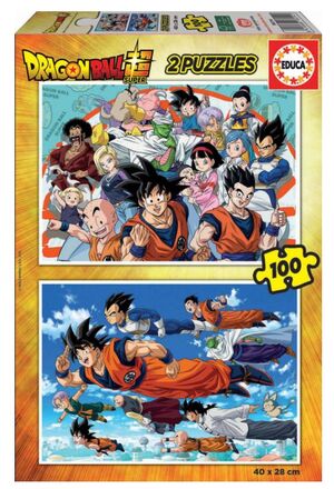 EDUCA PUZZLE 2X100 PIEZAS DRAGON BALL
