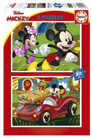 EDUCA PUZZLE 2 X 20 MICKEY MOUSE FUN HOUSE