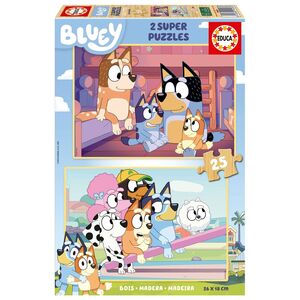 EDUCA PUZZLE 2 X 25 PIEZAS BLUEY