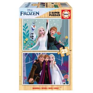 EDUCA PUZZLE 2 X 25 PIEZAS FROZEN