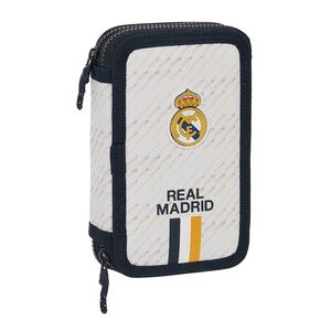 PLUMIER DOS PISOS CON ACCESORIOS REAL MADRID 1ª EQUIP. 23/24