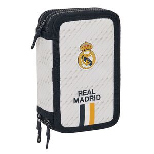 SAFTA PLUMIER TRIPLE 36 PCS REAL MADRID 1ª EQUIP. 23/24