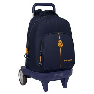 SAFTA MOCHILA CON CARRO COMPACT REAL MADRID 2ª EQUIPACIÓN