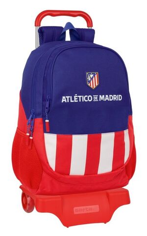 SAFTA MOCHILA 44CM. CON CARRO ATLETICO DE MADRID