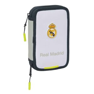 SAFTA ESTUCHE PLUMIER DOBLE REAL MADRID 25/26 29 PIEZAS