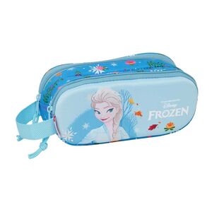 SAFTA ESTUCHE PORTATODO DOBLE 3D FROZEN 3D