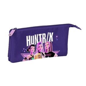 SAFTA ESTUCHE PORTATODO TRIPLE K-POP DEMON HUNTERS FIGHTERS