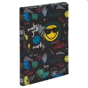 CARPETA FOLIO CON SOLAPAS Y GOMAS SMILEY THUNDER
