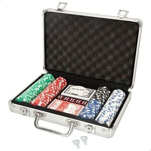 JUEGO POKER 200 PIEZAS MALETIN METAL CB GAMES