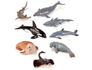 MINILAND JUEGO ANIMALES MARINOS 8 FIGURAS