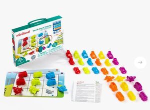 MINILAND JUEGO DE VEHÍCULOS LÓGICA MATEMÁTICA