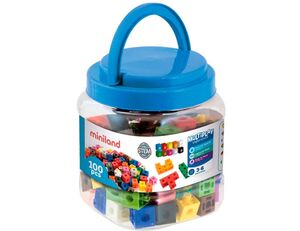 MINILAND JUEGO DE 100 CUBOS DE 2CM PARA JUEGOS MATEMATICOS