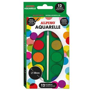 ALPINO ACUARELAS ESTUCHE 12 COLORES