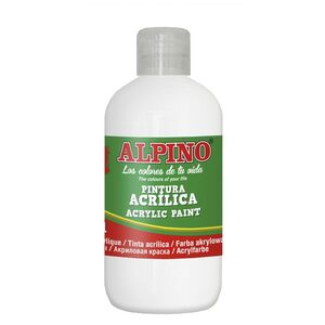 ALPINO PINTURA ACRÍLICA 250ML. BLANCO