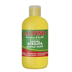ALPINO PINTURA ACRÍLICA 250ML. AMARILLO