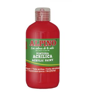 ALPINO PINTURA ACRÍLICA 250ML. ROJO