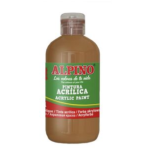 ALPINO PINTURA ACRÍLICA 250ML. MARRÓN