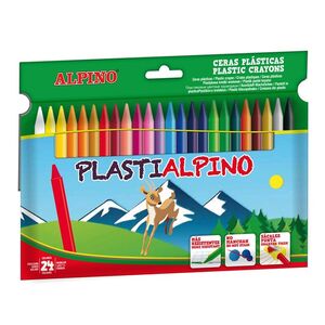 ALPINO CERAS 12 COLORES PLASTIALPINO