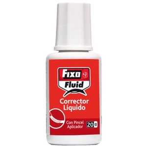 FIXO CORRECTOR LÍQUIDO PINCEL 20ML.