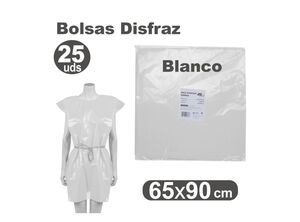 FIXO KIDS! BOLSA DISFRAZ 65 X 90CM. 25 UNIDADES BLANCO
