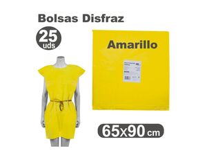FIXO KIDS! BOLSA DISFRAZ 65 X 90CM. 25 UNIDADES AMARILLO