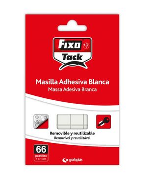 FIXO TACK MASILLA BLANCA ADHESIVA 66 PASTILLAS