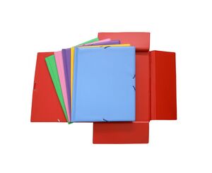 GRAFOPLAS CARPETA CUARTO PVC AZUL CLARO