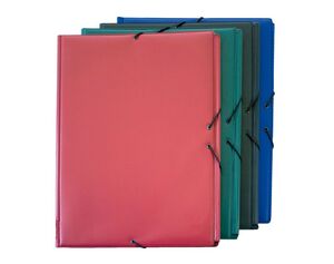 GRAFOPLAS CARPETA FOLIO CARTÓN FORRADO PVC AZUL