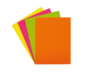 FIXO PAPEL A4 75GRS. VERDE FLÚOR 100 HOJAS