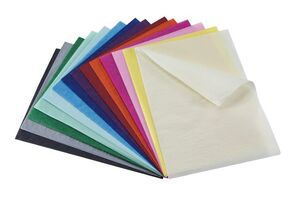 FIXO KIDS! PAPEL SEDA NARANJA 25 HOJAS