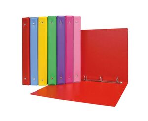 GRAFOPLAS CARPETA 4° PVC 4 ANILLAS AZUL CLARO