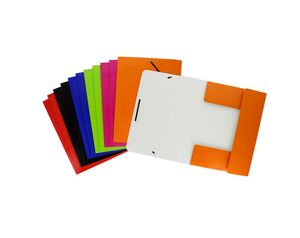 GRAFOPLAS CARPETA FOLIO CARTÓN BRILLO SOLAPA