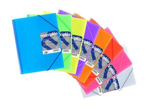 GRAFOPLAS CARPETA 30 FUNDAS ESPIRAL MAXIPLAS + SOBRE FUCSIA