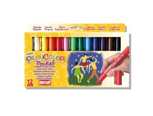 PLAYCOLOR TÉMPERA SÓLIDA POCKET 12 COLORES
